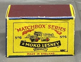 Matchbox Moko Lesney No 6 Quarry Truck Original B1 Box - $70.11