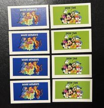 Disney Edition Monopoly Replacement Pieces: 4 Magic Moments + 4 Show Tim... - $2.84