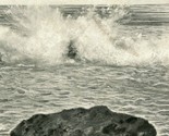 Fishing Rocks At HIgh Tide Washington State Coast 1910 Vtg Postcard - $3.91