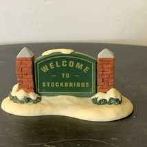 Hawthorne Village Welcome to Stockbridge Sign - Christmas in Stockbridge... - $14.85