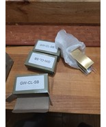 Glass Warehouse GW-CL-SB Shower Door Hinge Brushed Gold - $364.11 MXN