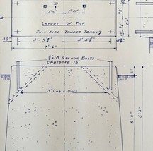 1949 Railroad Bangor Aroostook GRS Plate Instrument E0974 Blueprint J4 D... - $84.36