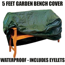Waterproof Bench Cover 5ft Garden Case Seat Rain Protection Weather Qual... - $222.45 MXN