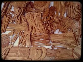 AKwood Cooking Utensils - Wooden Kitchenware Handmade / Olive Wood 100+ ... - $25.00