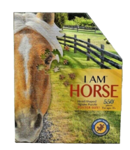 Madd Capp Puzzles - &quot;I Am Horse&quot; 529 Piece Head Shaped Jigsaw Puzzle w/P... - $16.43