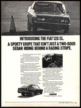 1973 HOT ROD Magazine Car Print Ad - Fiat 128 SL &quot;Sporty Coupe&quot; A5 - $9.89