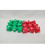 Lot Of (18) Star Wars X Wing Dice (9) Red (9) Green - $29.70