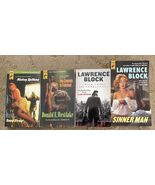 Hard Case Crime 4 paperback book lot: Mickey Spillane, L. Block (2), D. Westlake - $19.99