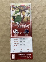 Chicago Bears @ Arizona Cardinals 8-22-2003 NFL Ticket Stub ASU STADIUM - £11.95 GBP