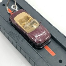 Matchbox Metallic Dark Red &#39;16 Ford Mustang Convertible 1:64 Diecast Keychain - £8.42 GBP