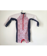 Vinyard Vines Target Baby Swimsuit 18 month Rashguard One Piece Red Whit... - £19.45 GBP