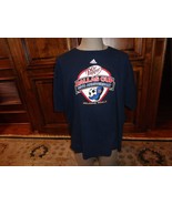 Blue Adidas 40th Anniversary Dallas Cup Soccer T-shirt Adult 2XL Rare Find - $21.73