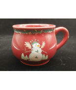 Bath &amp; Body Works Holiday Snowman Holly Oversized Coffee Soup Mug Collec... - $14.99
