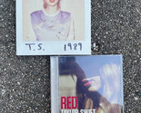 Taylor Swift CD Lot Of 2: Red &amp; 1989 (With 13 Polaroids &amp; Slip Case) - $26.16
