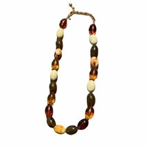 Joan Rivers Beaded Necklace Bead Gold Tone Chain 23" Length Faux Stone - $19.79