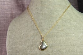 Necklace (New) Gold Heart - Tripple Dainty Chain Necklace - 16&quot;-19&quot; Adj - £11.44 GBP