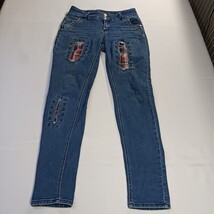 Watch LA LP8408 Women’s Blue Cotton Blend Button Fly Jeans Size 9  image 13