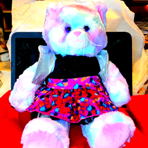 Gorgeous Build-A-Bear Pastel Cat With Vest~Shirt and Skirt - $34.65