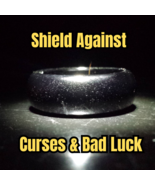 Black Psychic Protection Ring - Wiccan, Voodoo, Witchcraft, Dark Energy ... - $1,463.57 MXN