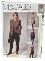 McCalls Sewing Pattern 8538 Jacket Vest Pants Shirt Workwear Suit Miss Size 12 - $9.74
