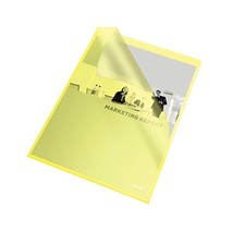 Esselte Ref 54842 Copy-safe Folder Plastic Cut Flush A4 - Yellow, Pack o... - $49.00