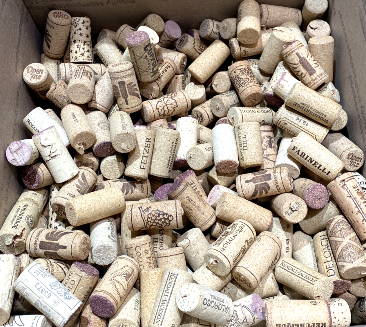 Primary image for Wine Corks Assorted Natural 5 Lbs 400 Quantity New And Used Arts Crafts DIY