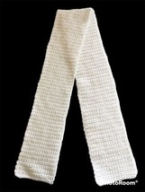 Hand Crocheted Neck Scarf  Off White in Color Brand New - £8.69 GBP