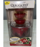 Yankee Candle QuickScent Christmas Magic Reusable Holder 3 Refill Candle... - £20.24 GBP
