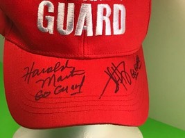 NATIONAL GUARD SIGNED HAT GO MILITARY RED AUTOGRAPH BASEBALL CAP WHITE L... - £10.97 GBP