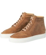 NISOLO Womens Size 10M Reina High Top Sneaker Tobacco Leather Shoes Wate... - $69.99