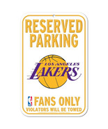 Los Angeles Lakers  11&quot; by 17&quot; Reserved Parking Plastic Sign - NBA - £12.20 GBP