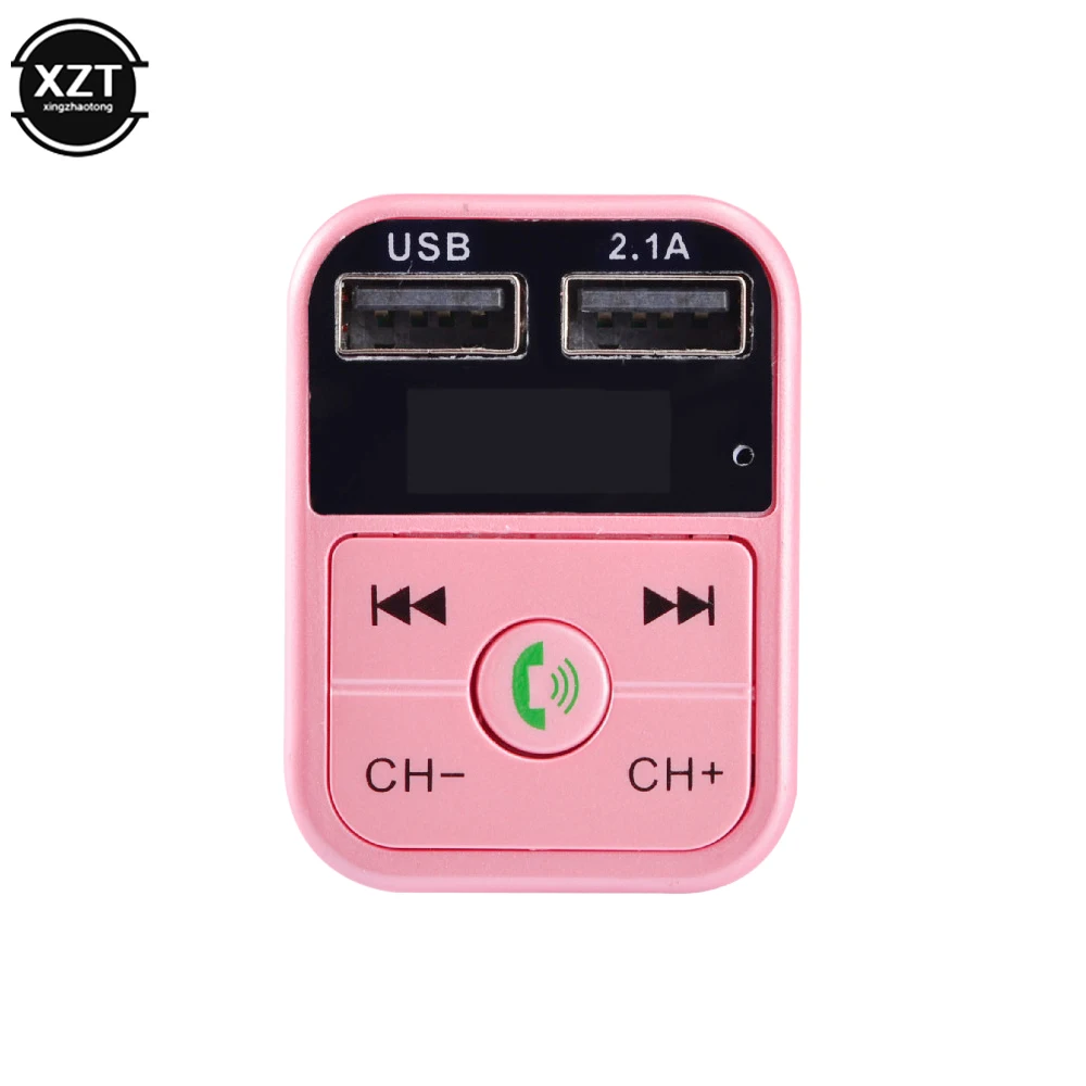 Handsfree Car Kit Wireless Bluetooth-compatible 5.0 FM Transmitter LCD MP3 - £12.70 GBP+
