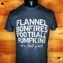 &quot;It’s Fall Y’all&quot; Tshirt Fall Themed Tshirt - Flannel, Bonfires, Footbal... - $14.84+