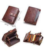 Men’s Genuine Leather RFID Wallet with Coin Pocket &amp; Card Holder - $40.19+