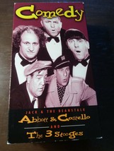 Abbott &amp; Costello and The 3 Stooges Comedy VHS Set 1997 Beanstalk Disorder Court - £15.34 GBP