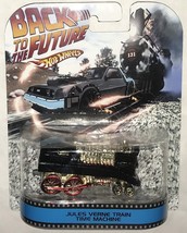 JULES VERNE TRAIN Time Machine Custom Hot Wheels Retro &quot;Back to the Future&quot; * - £125.75 GBP