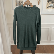 BP Green Lightweight Ribbed Tunic Sweater Oversized S - $18.00