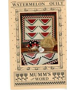 Mumm&#39;s the Wordy Watermelon Quilt Pattern - New - £3.13 GBP