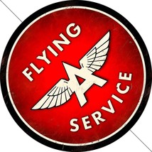Flying A Service 46&quot; Round Metal Sign - £391.72 GBP