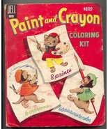 Dell Paint and Crayon Coloring Kit #120 1957 - $109.13