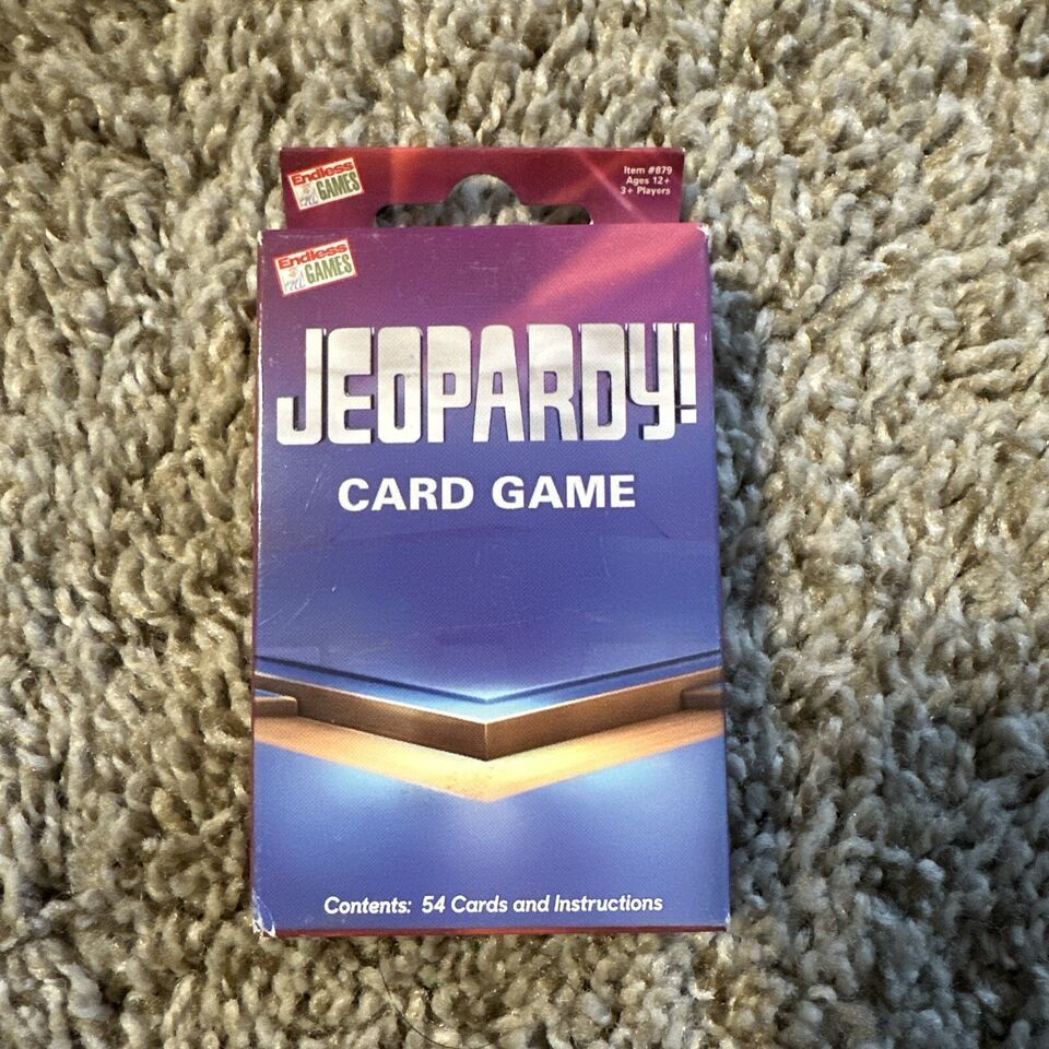 Card Game JEOPARDY Family Fun Travel Party Playing Deck NEW - $4.99
