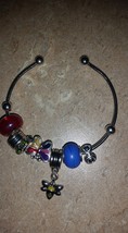 Rainbow Butterfly &amp; Bumble Bee Toggle Bracelet - $18.00