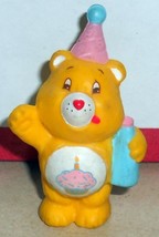 1984 Kenner Care Bears Birthday Bear Mini Pvc Figure Vintage 80&#39;s #3 - $24.38