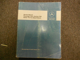 1968 69 70 71 72 1973 Passenger Cars Series 114 115 Body Chassis Service Manual - £121.67 GBP