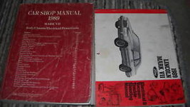 1989 FORD Lincoln Mark VII 7 Service Shop Repair Manual Set 89 W EWD OEM - $132.20