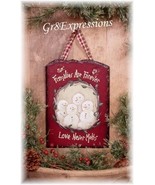 PRiMiTiVe SNOWMAN FAMILIES R FOREVER Slate Wall Plaque - $23.20 CAD