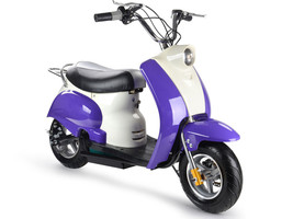 MotoTec 24v Electric Moped Purple - £522.78 GBP