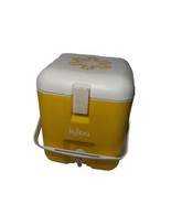 Vintage Igloo Cooler , 1 Gallon Water Dispenser Spigot Yellow Square Bev... - £13.73 GBP