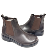 MIZ MOOZ SOFT LEATHER BOOTIE SIDE ELASTIC GORE BROWN  37EU / 7US # Z-198 - $59.95