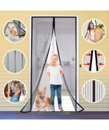 Magnetic Screen Door Retractable Mesh Net Pet Patio Hands Free Mosquito Usa - £15.71 GBP